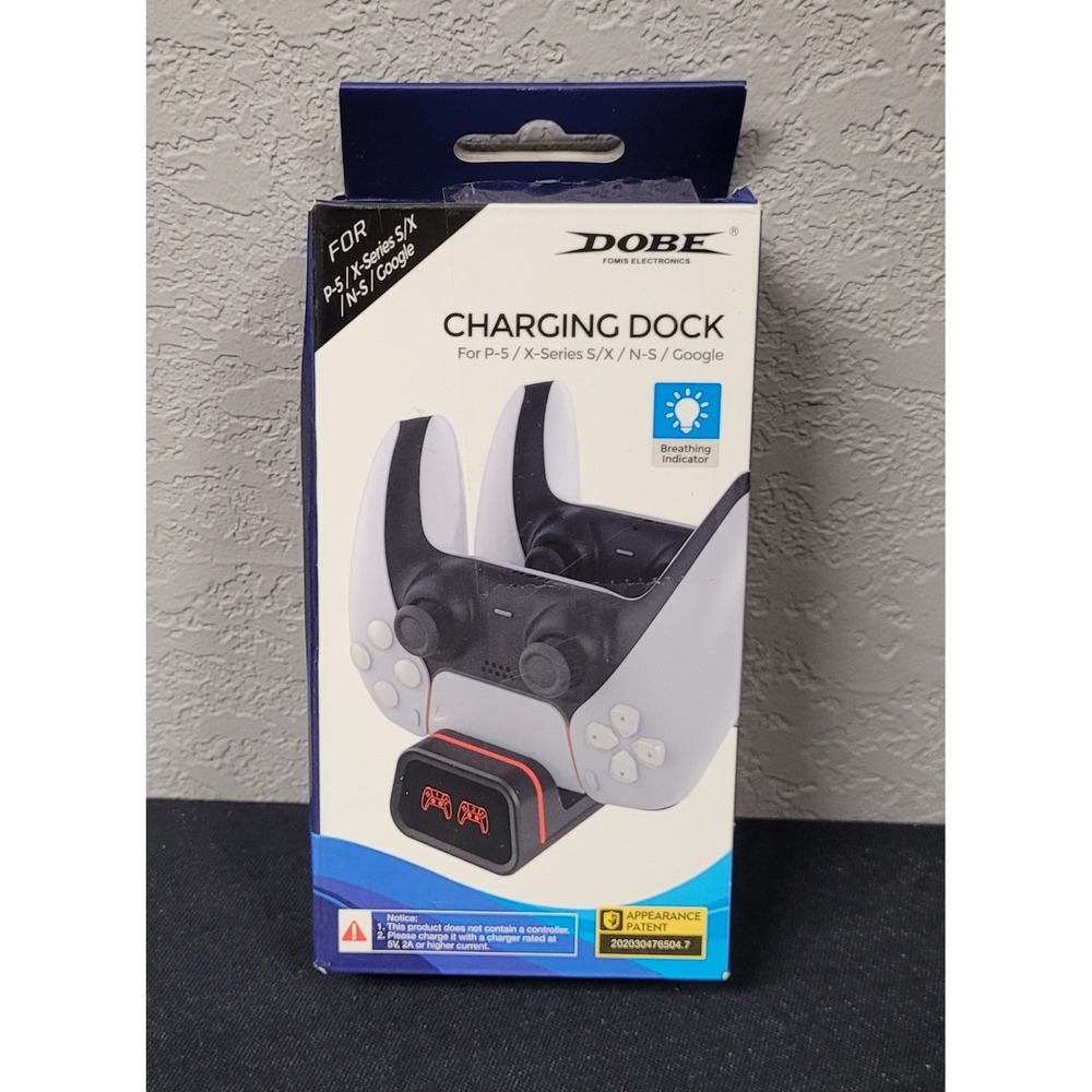 Dobe Dual Controller Charging Dock (PS5, Xbox Series X/S, N-S, Google)